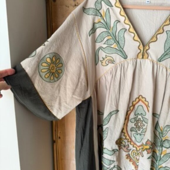 BOUTIQUE EMBROIDERED BOHO BABYDOLL DRESS - Picture 7 of 7